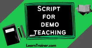 Read more about the article How to Perfect Your Demo Teaching with Our Proven Script