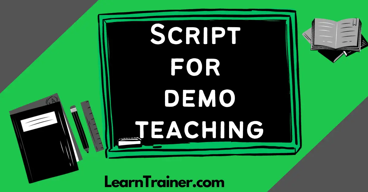 You are currently viewing How to Perfect Your Demo Teaching with Our Proven Script