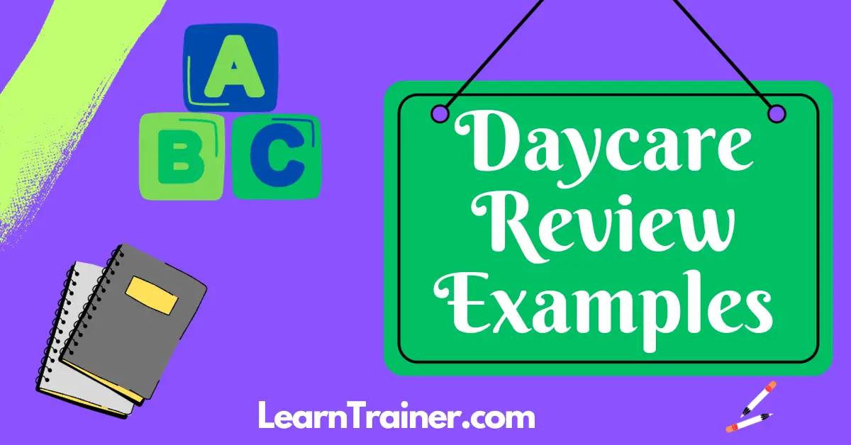 Read more about the article 25 Fresh Daycare Review Examples