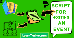 Read more about the article Script for Hosting an Event