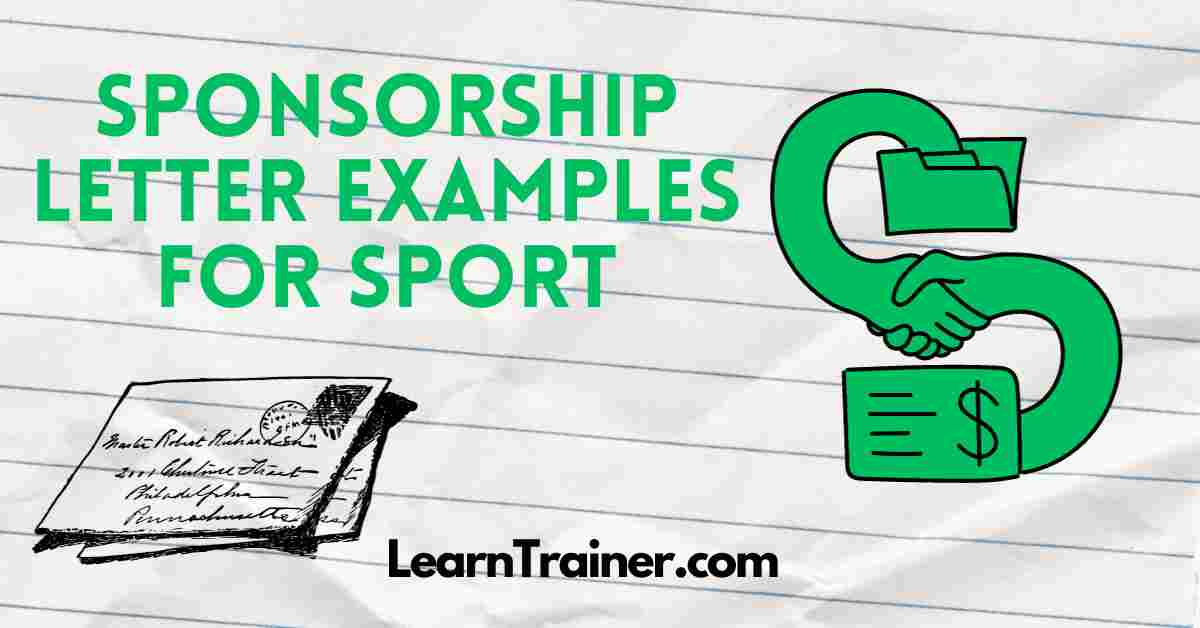 Read more about the article 10 Excellent Sponsorship Letter Examples for Sport