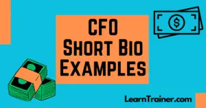 Read more about the article Tips for Crafting an Impressive CFO Short Bio Examples