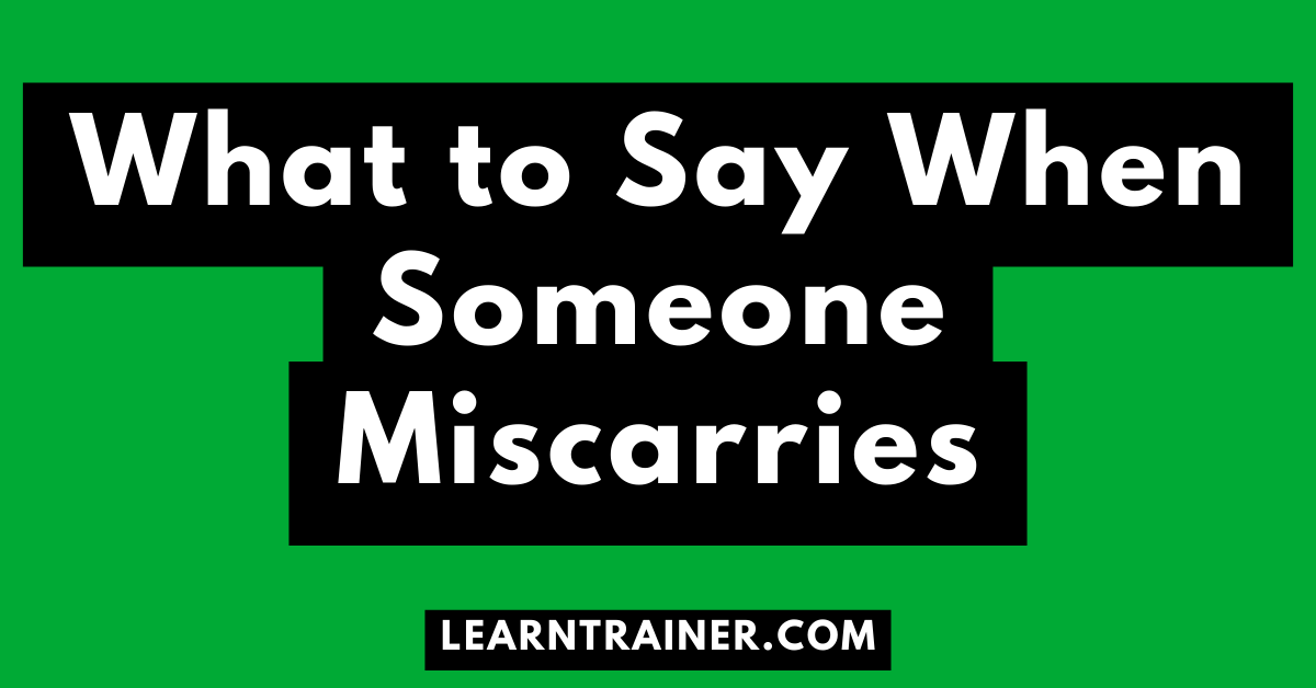 Read more about the article What to Say When Someone Miscarries